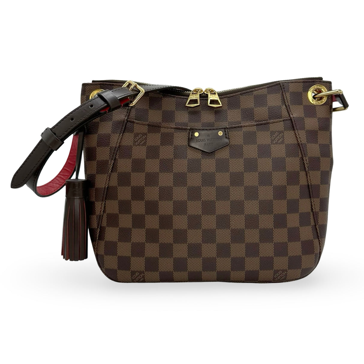 LOUIS VUITTON: Damier Ebene South Bank Besace