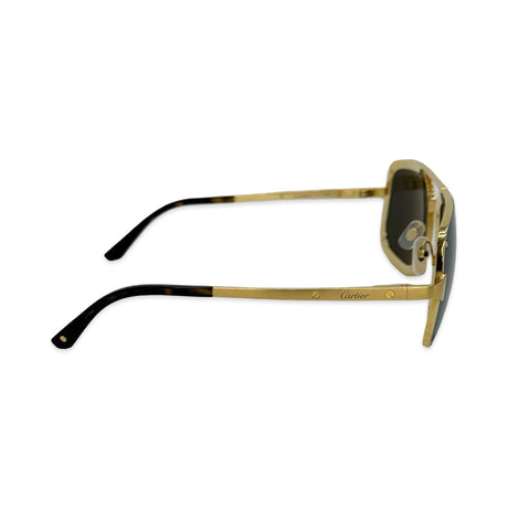 Santos de Cartier Aviator Sunglasses