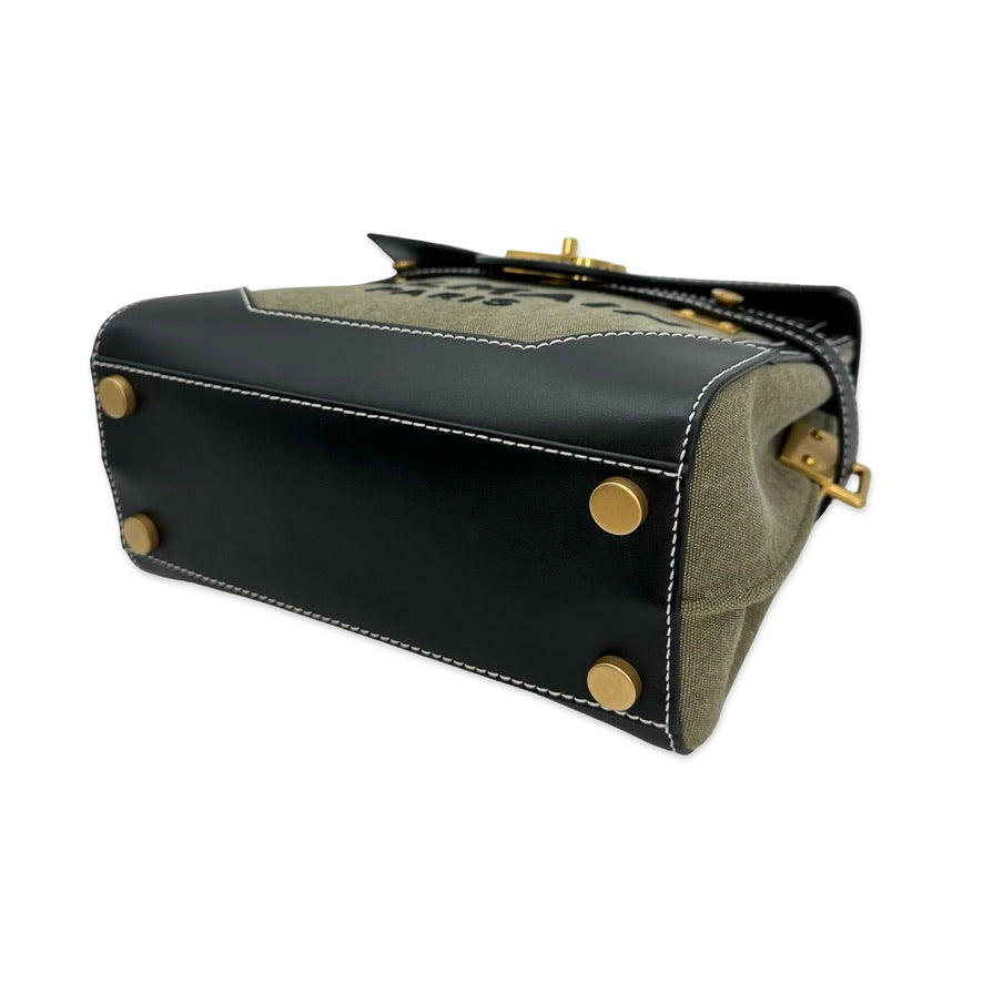 BALMAIN: Canvas Stitched Logo B-Buzz 23