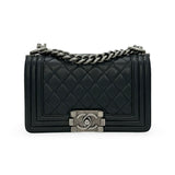 CHANEL: Quilted Lambskin Small Boy Bag