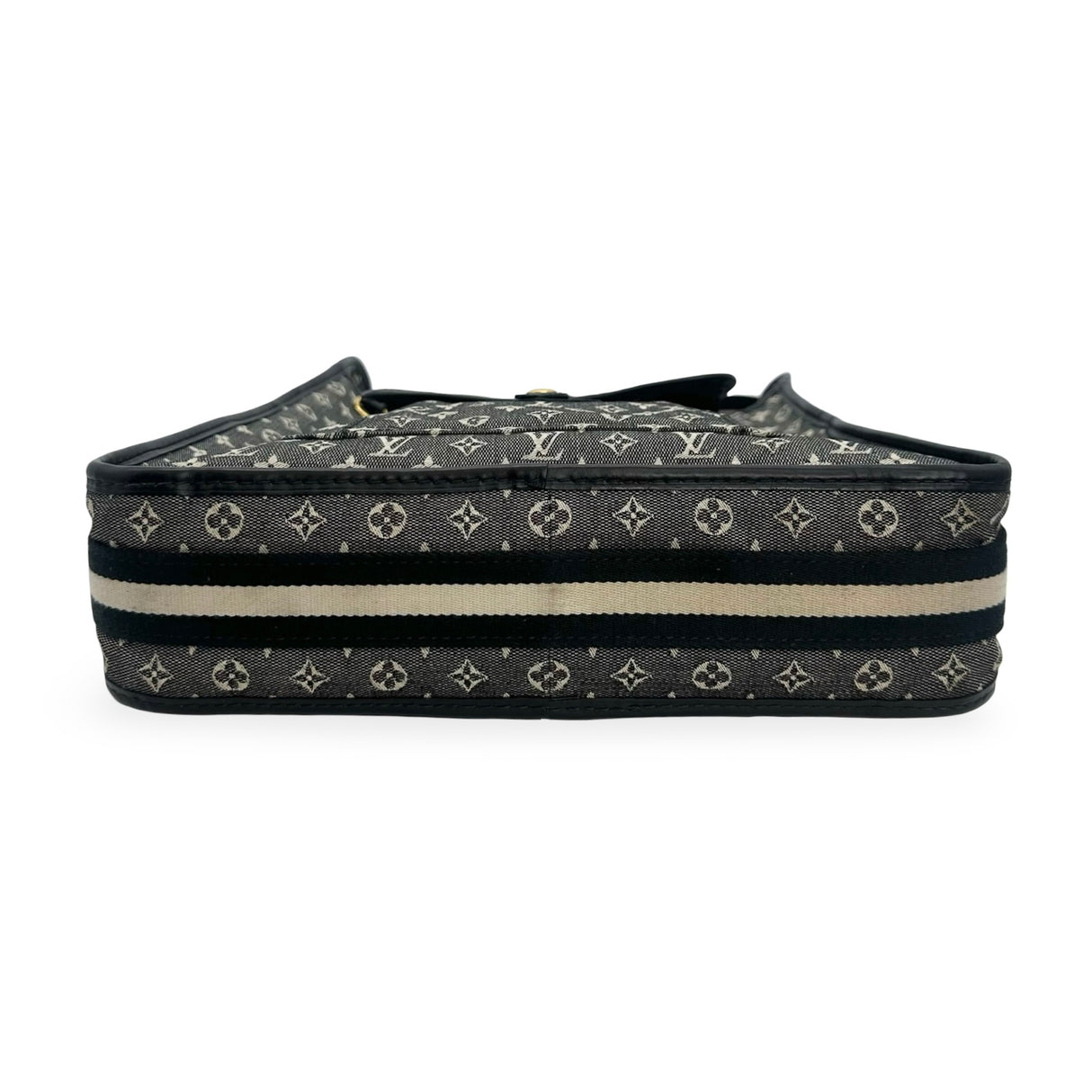 LOUIS VUITTON: Denim Monogram Mary Kate Mini Lin Messenger