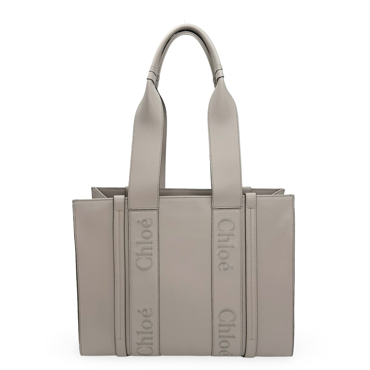 CHLOE: Leather Medium Woody Tote