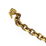 LOUIS VUITTON: Crystal Love Letters Timeless Bracelet