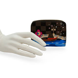 LOUIS VUITTON: Damier Ebene Animation Zippy Coin Purse