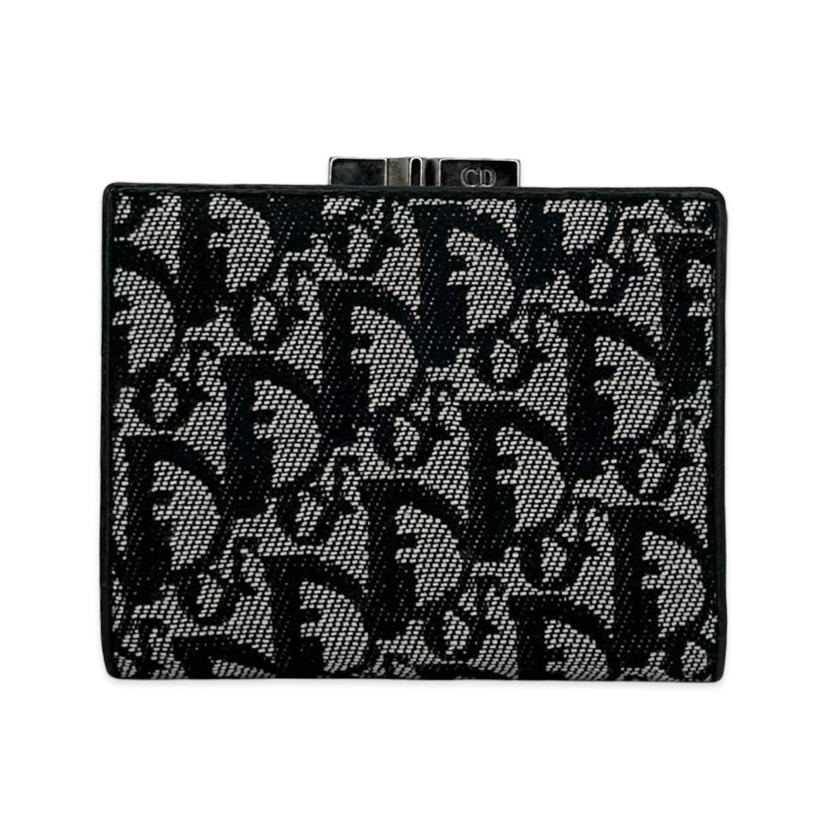 CHRISTIAN DIOR: Diorissimo Canvas Compact Wallet
