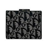 CHRISTIAN DIOR: Diorissimo Canvas Compact Wallet