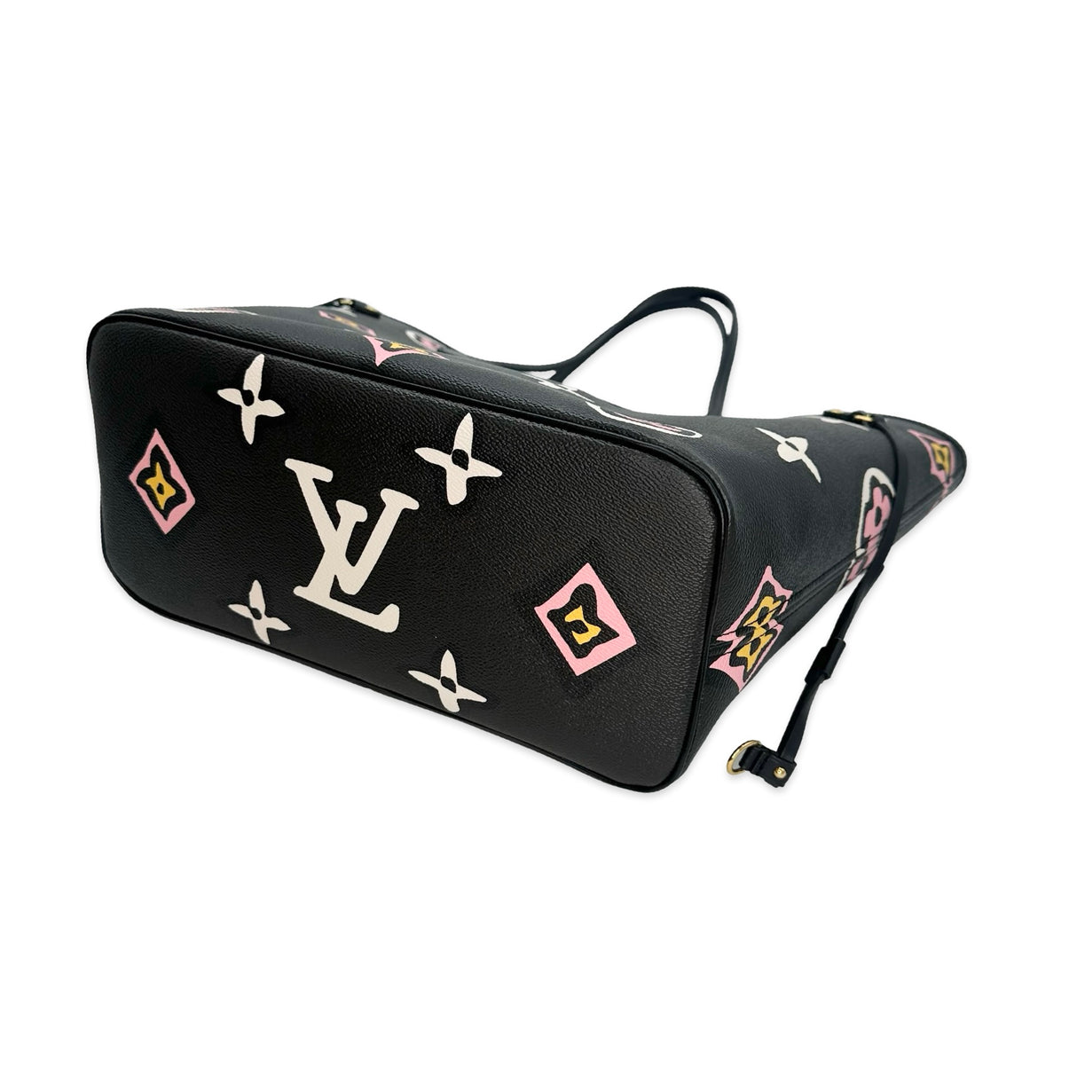 LOUIS VUITTON: Monogram Giant Wild at Heart Neverfull MM