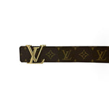 LOUIS VUITTON: Monogram Initiales Belt