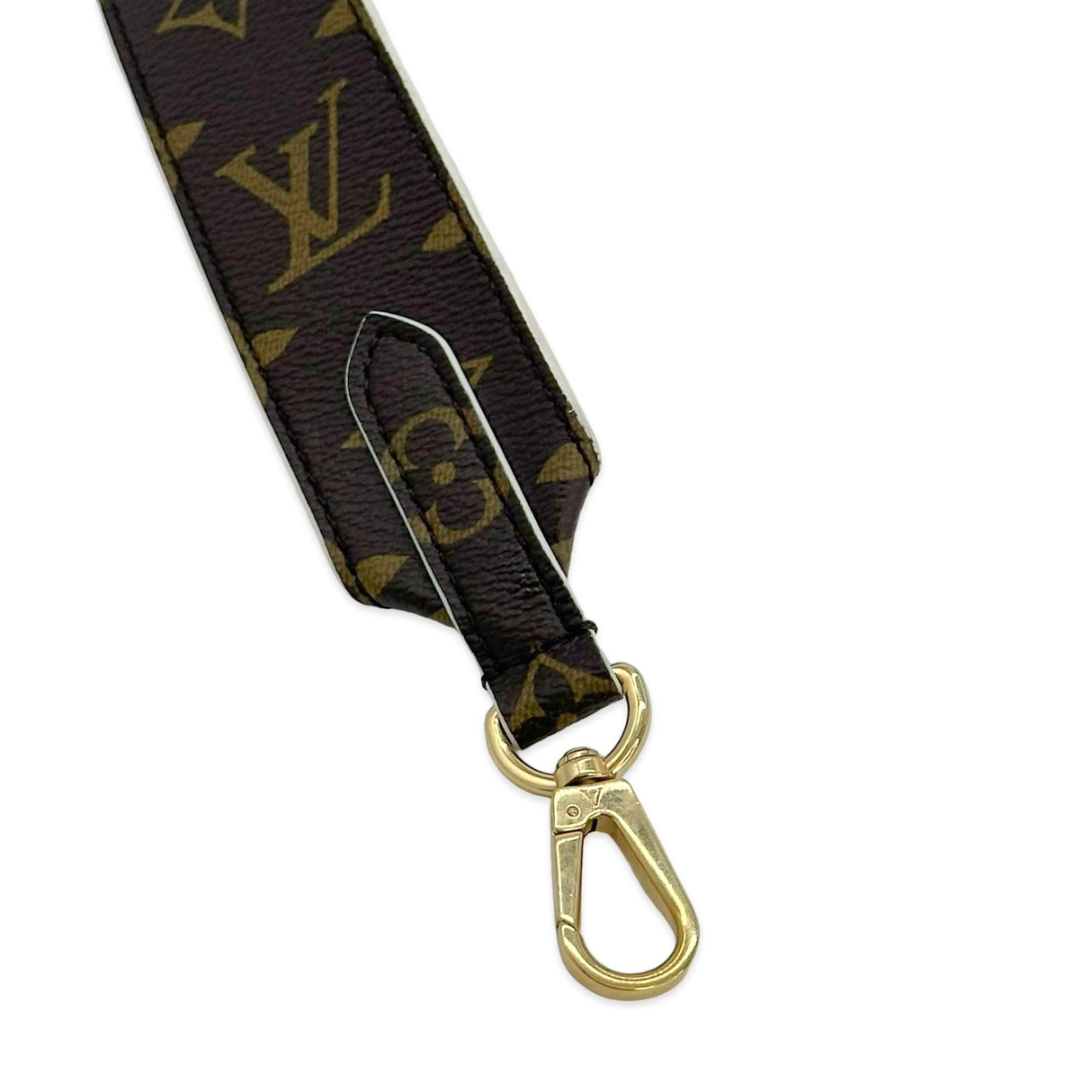 LOUIS VUITTON: Monogram Wide Bandouliere Strap