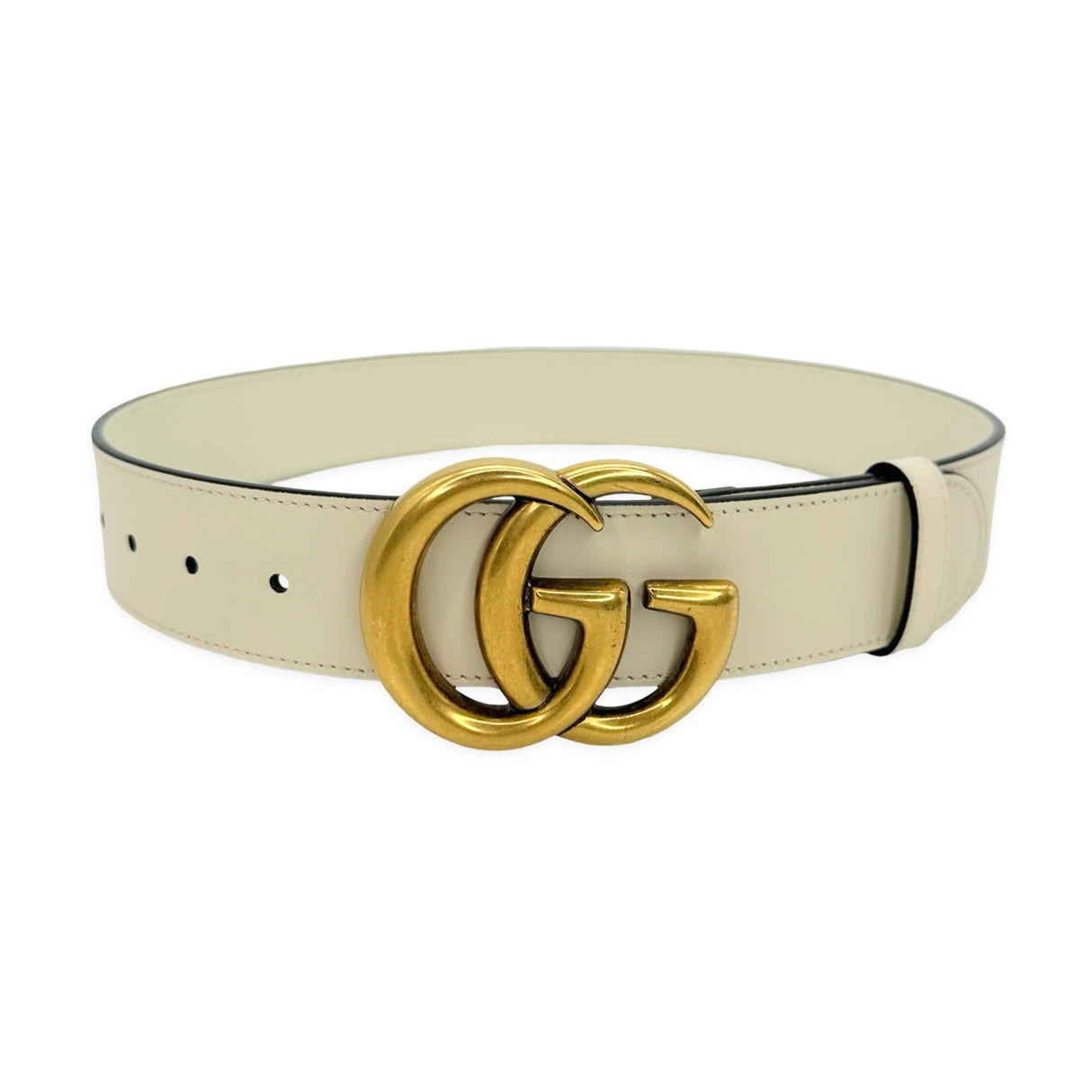Calfskin Leather GG Marmont Wide Belt