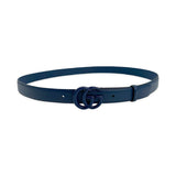 Calfskin Enamel GG Marmont Thin Belt
