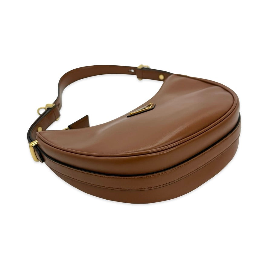 Calfskin Small Arque Shoulder Bag