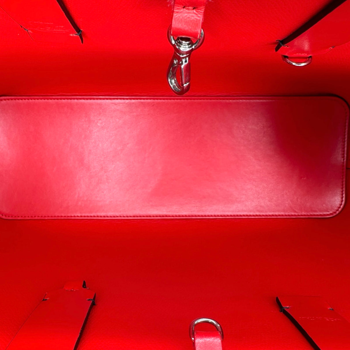 Patent Discolaser Spiked Cabata Tote