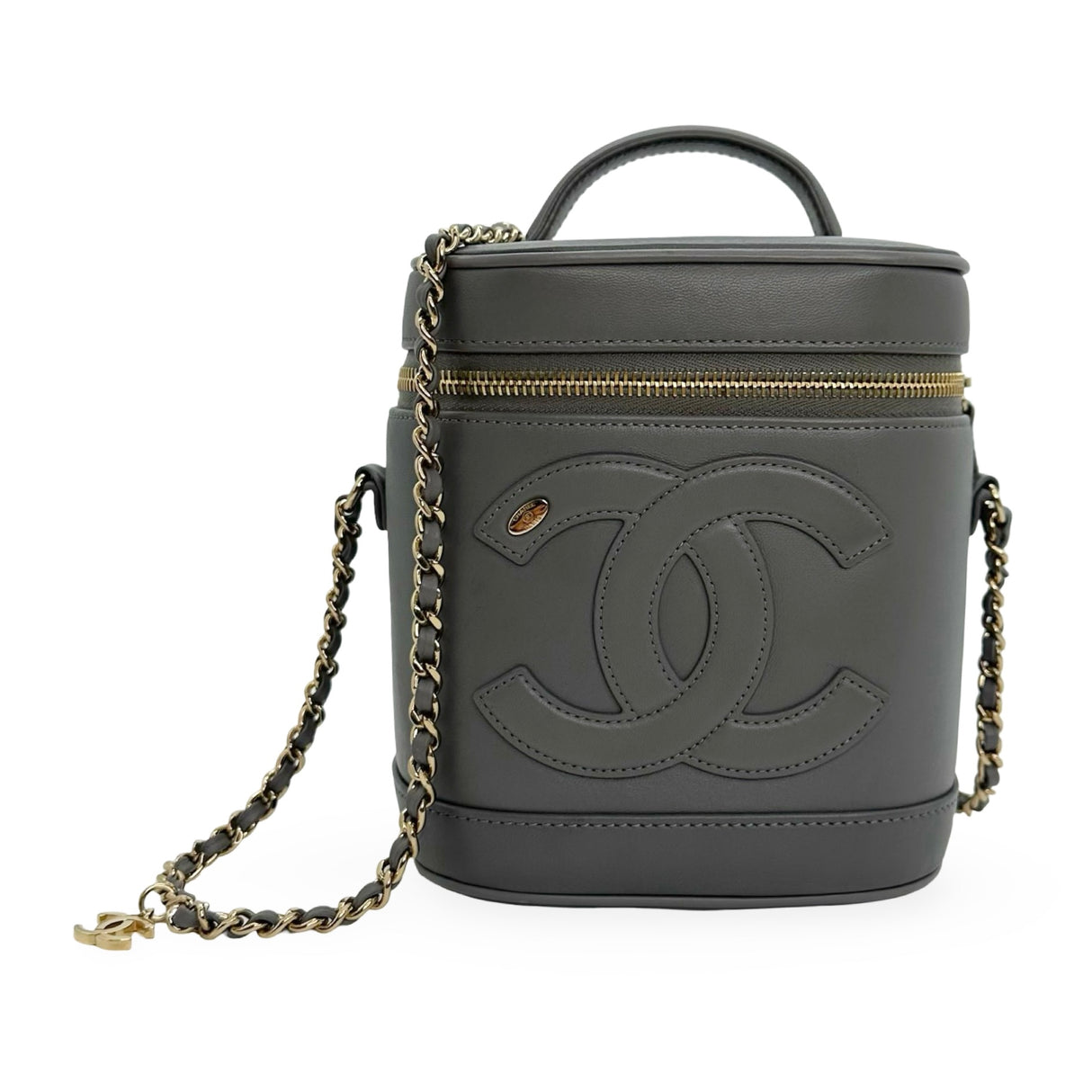 CHANEL: Calfskin Timeless CC Vanity Case