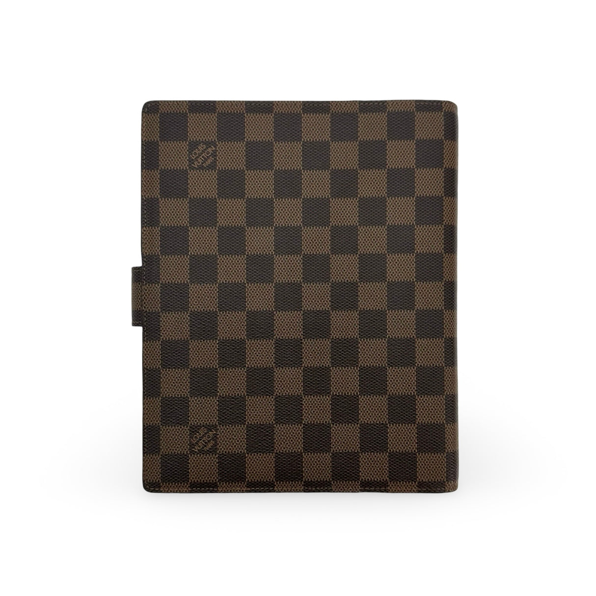 LOUIS VUITTON: Damier Ebene Large Ring Agenda