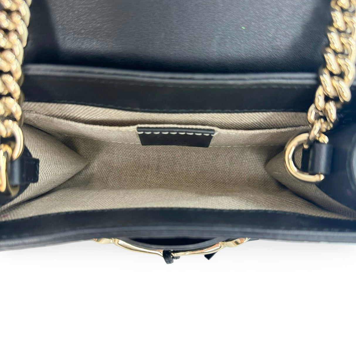 GUCCI: Microguccissima Mini Emily Chain Flap Bag