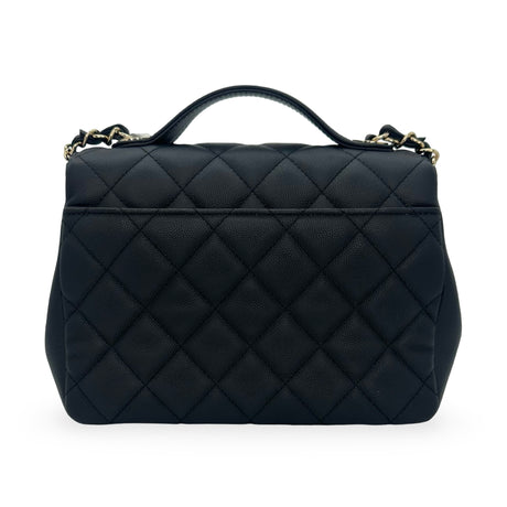 CHANEL: Quilted Caviar Small Business Affinity Flap Bag