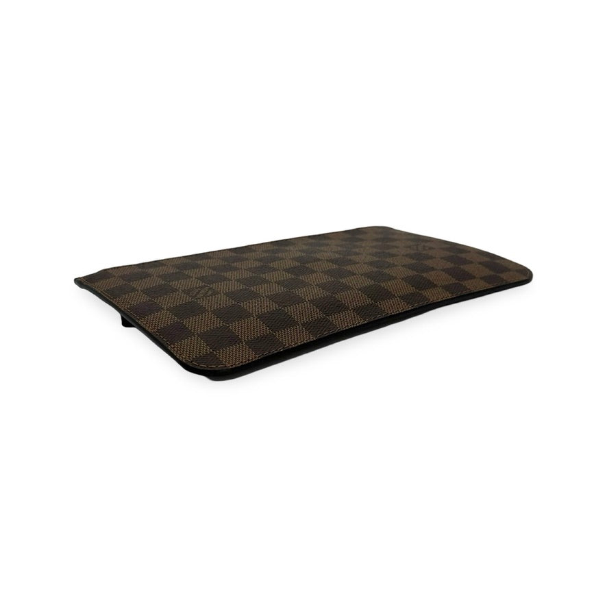 LOUIS VUITTON: Damier Ebene Neverfull Pochette