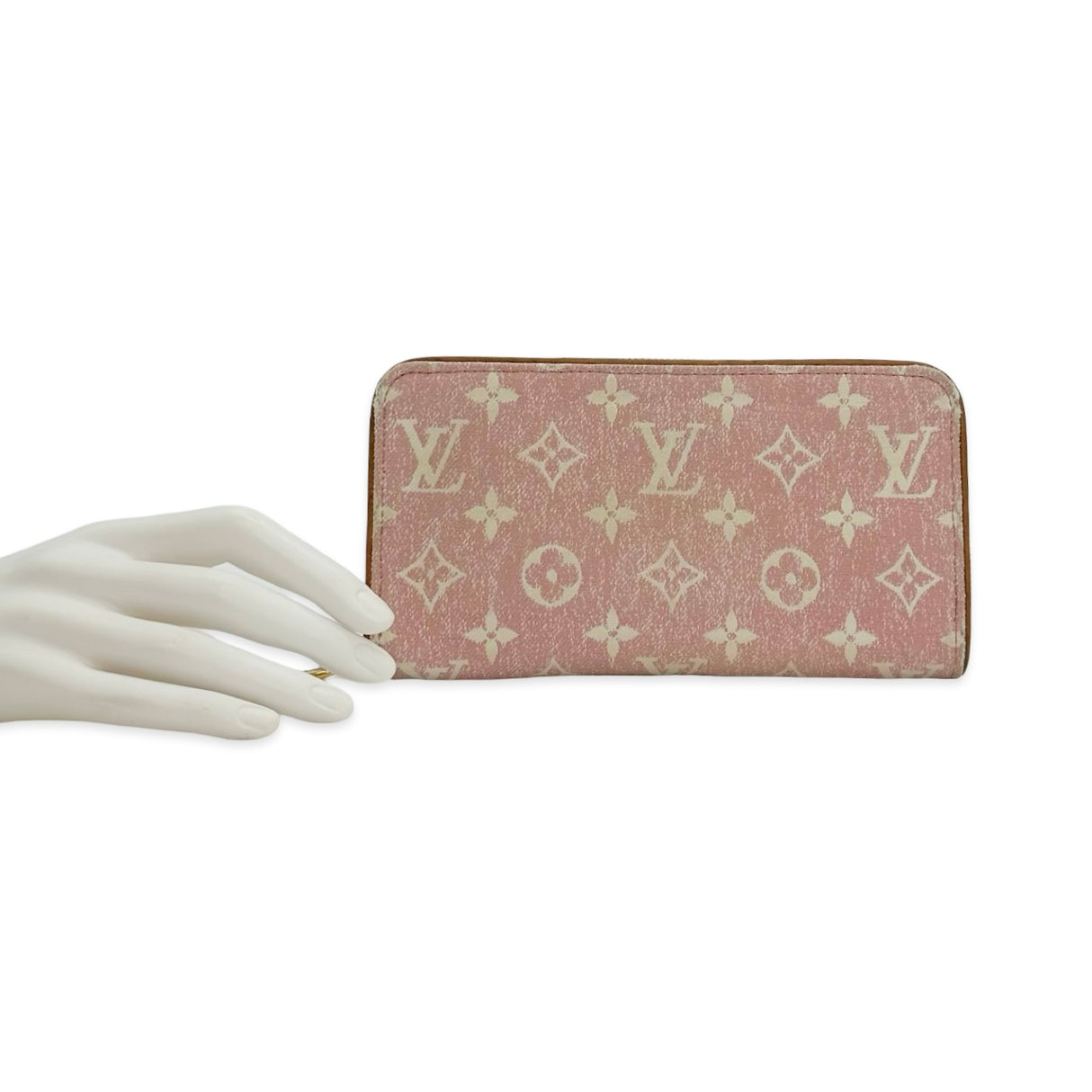 Monogram Denim Zippy Wallet