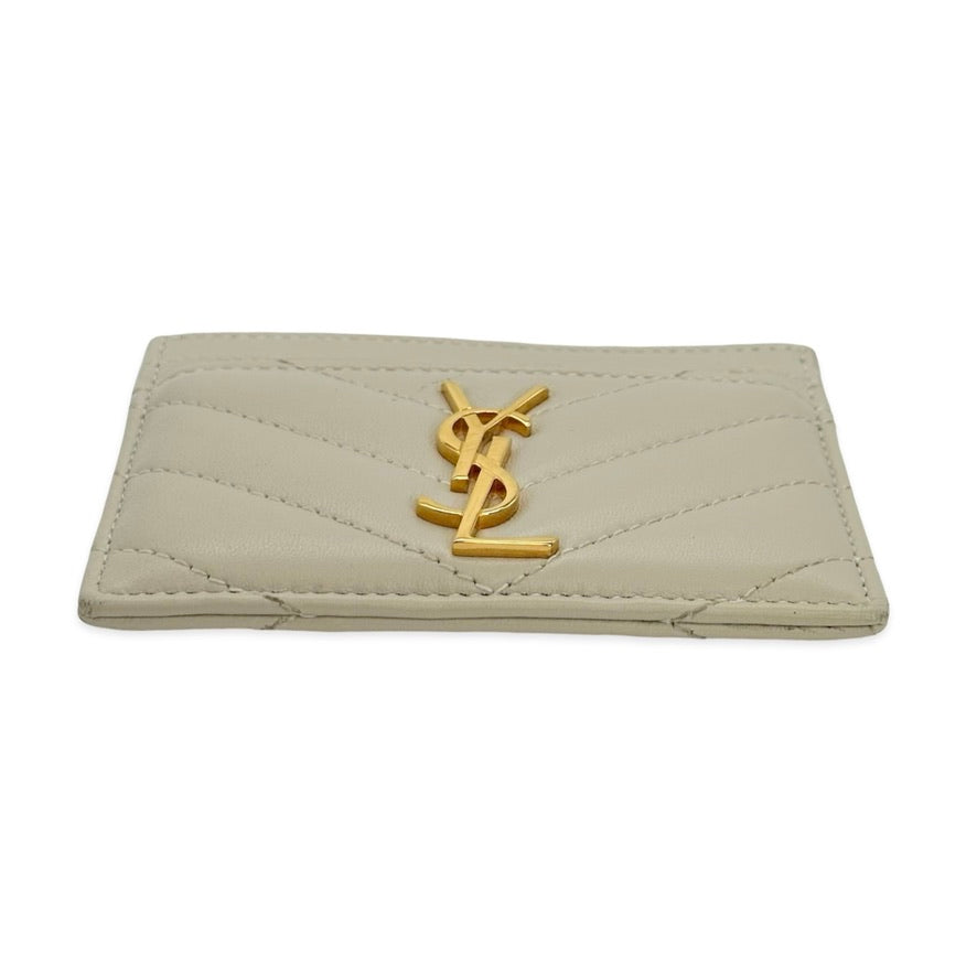 Quilted Lambskin Cassandre Card Holder