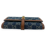GUCCI: GG Denim Jackie 1961 Chain Wallet