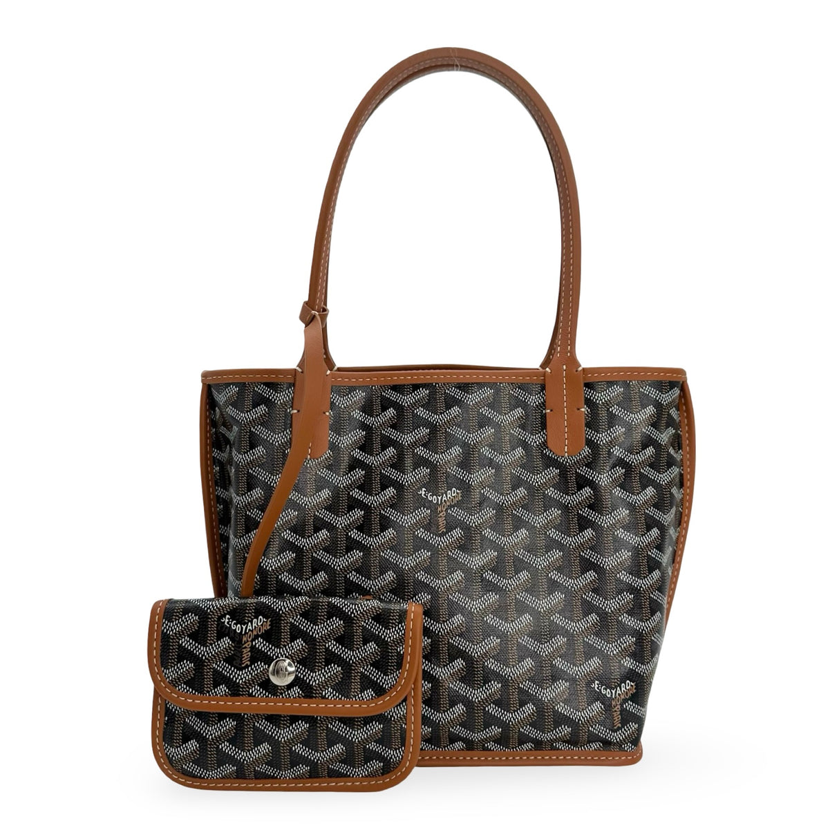 GOYARD: Goyardine Reversible Mini Anjou