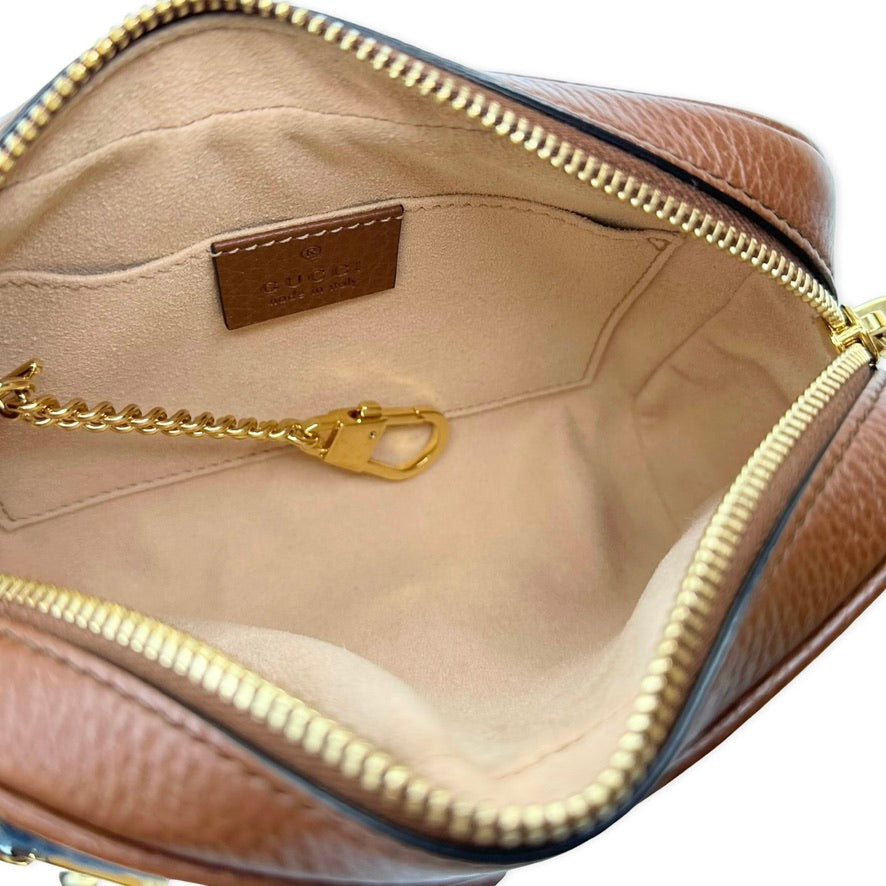 GG Denim Mini Ophidia Crossbody