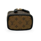 LOUIS VUITTON: Monogram Reverse Mini Vanity Bag Charm