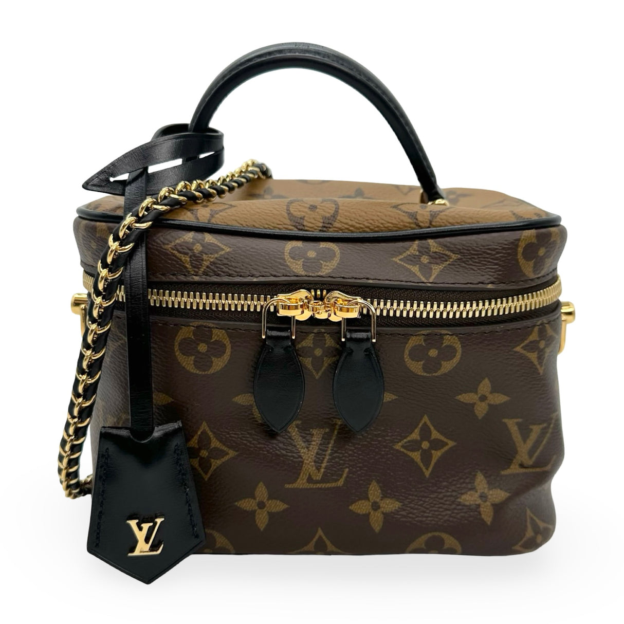 LOUIS VUITTON: Monogram Reverse Vanity PM