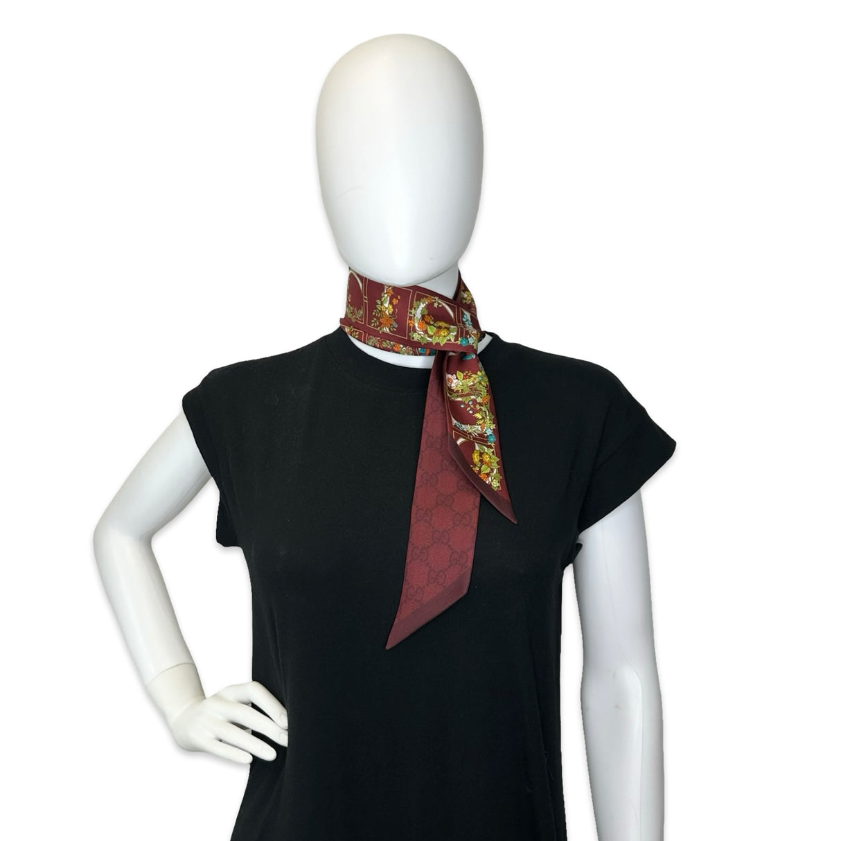 GUCCI: Printed Silk Twill Ribbon