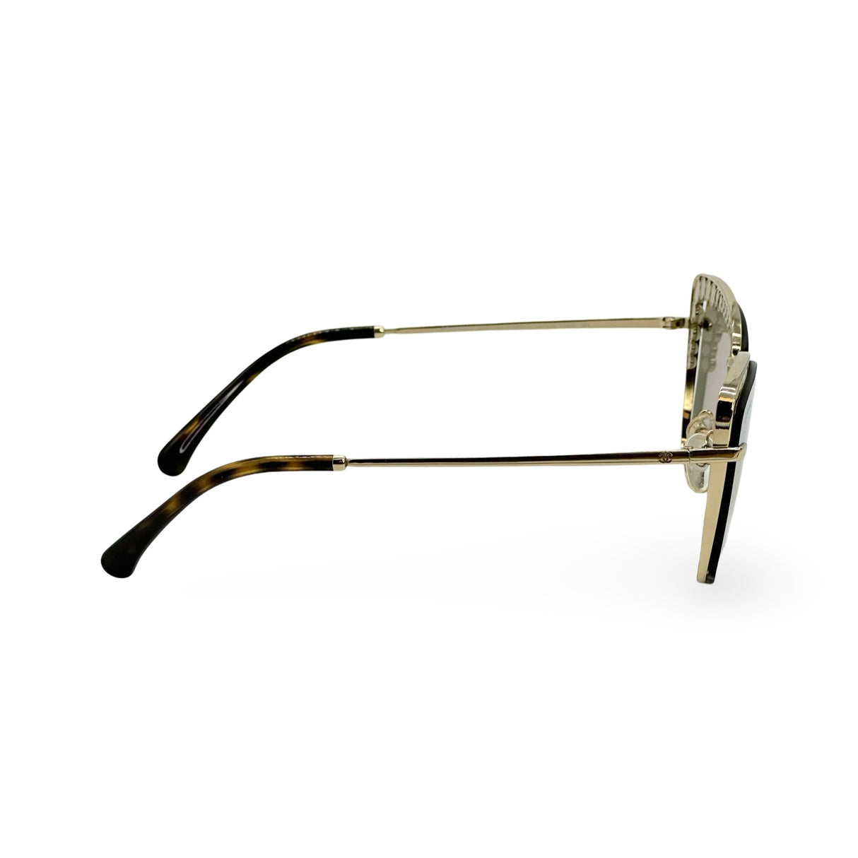 CHANEL: Pearl Cat Eye Sunglasses