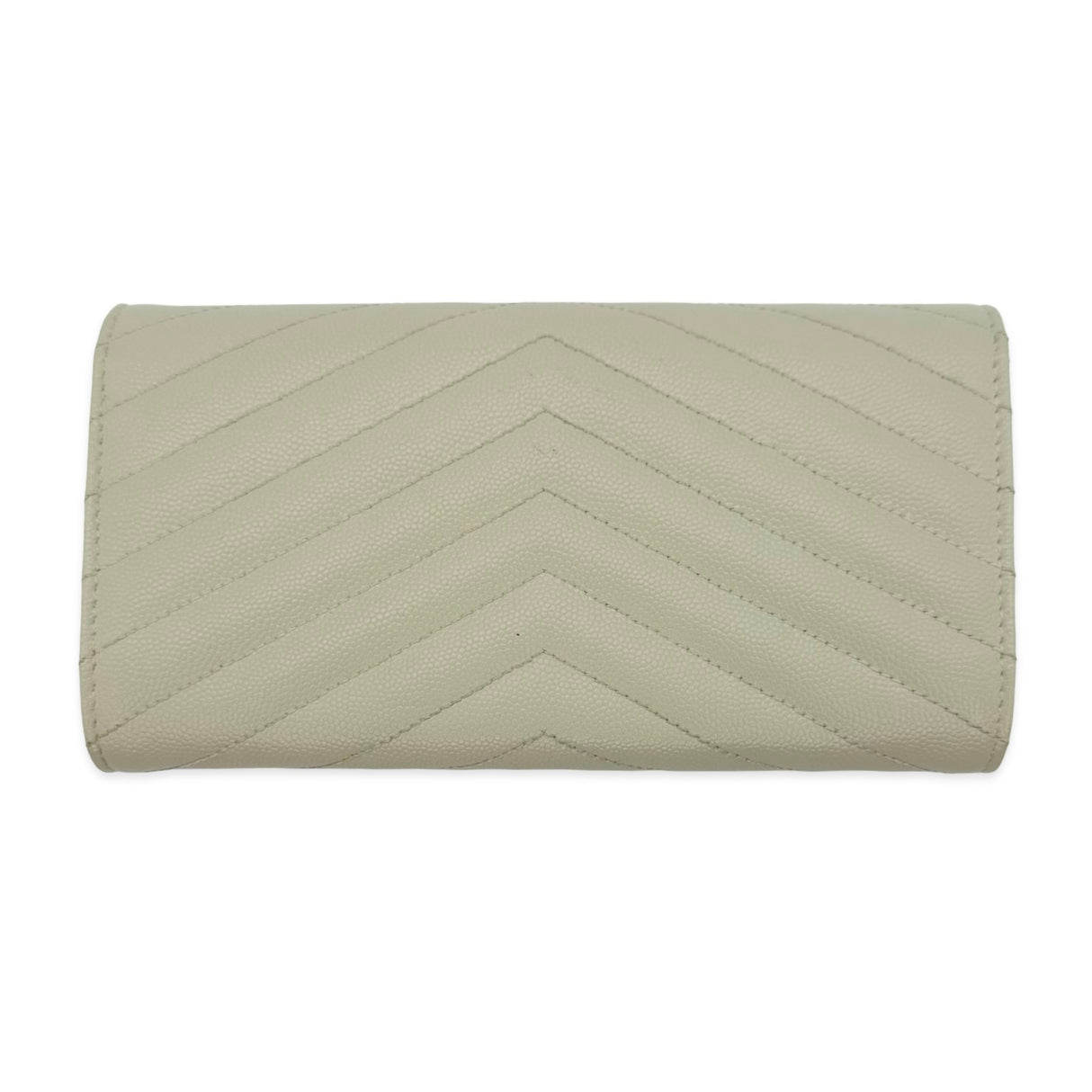 Quilted Grain de Poudre Large Flap Wallet