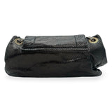 CHANEL: Perforated Calfskin Drill Accordion Flap Bag