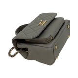 CHANEL: Quilted Caviar Small Business Affinity Flap Bag