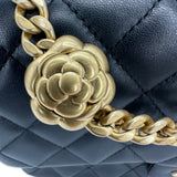 CHANEL: Quilted Lambskin Sweet Camellia Small Flap Bag