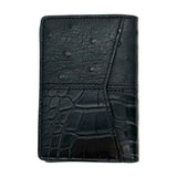 Ostrich Croc Patchwork Pocket Organizer