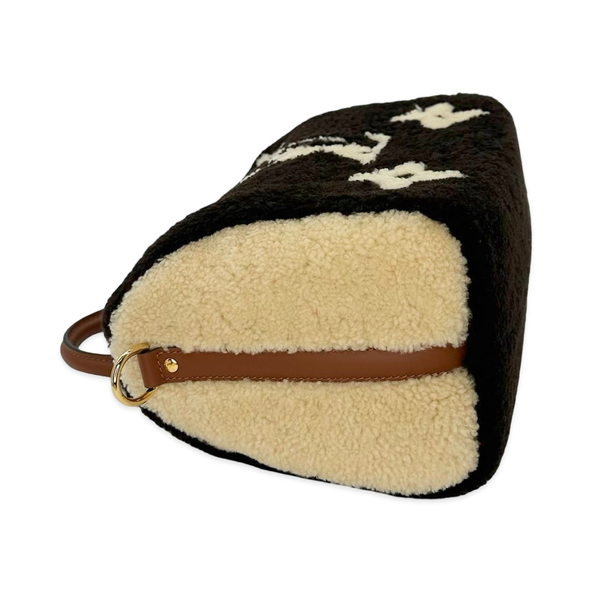 Teddy Shearling Speedy Bandouliere 25