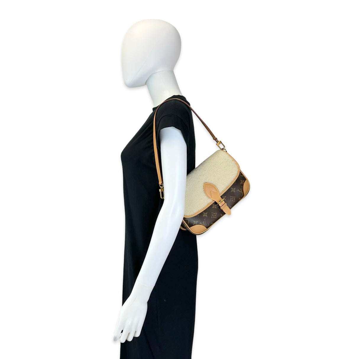 Monogram Shearling Diane