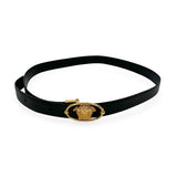 VERSACE: Leather Medusa Belt