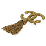 CHANEL: CC Tassel Brooch