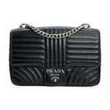 PRADA: Diagramme Medium Flap Chain Bag
