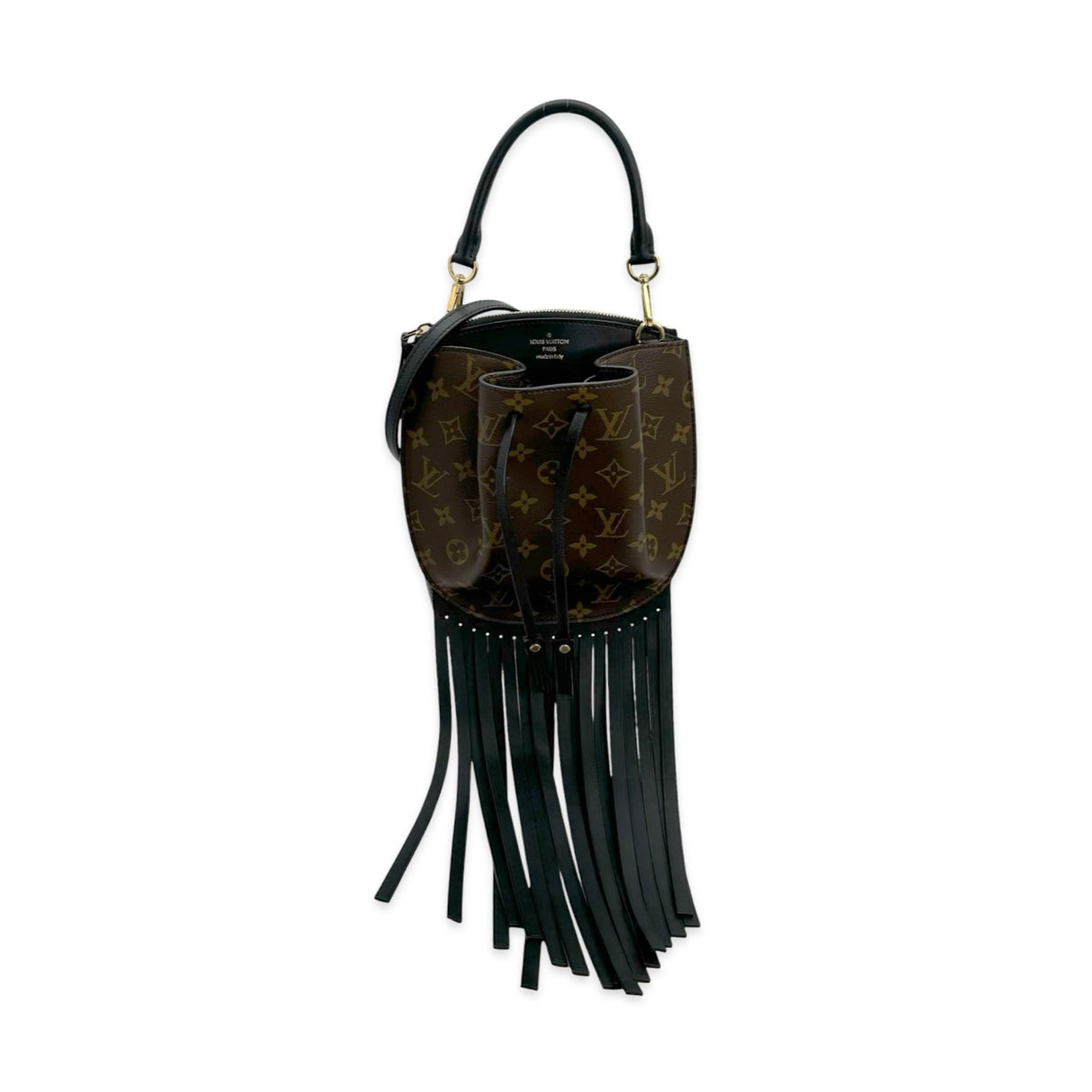 LOUIS VUITTON: Monogram Fringed Noe
