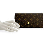 LOUIS VUITTON: Monogram Sarah Wallet