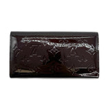 LOUIS VUITTON: Monogram Vernis Sarah Wallet