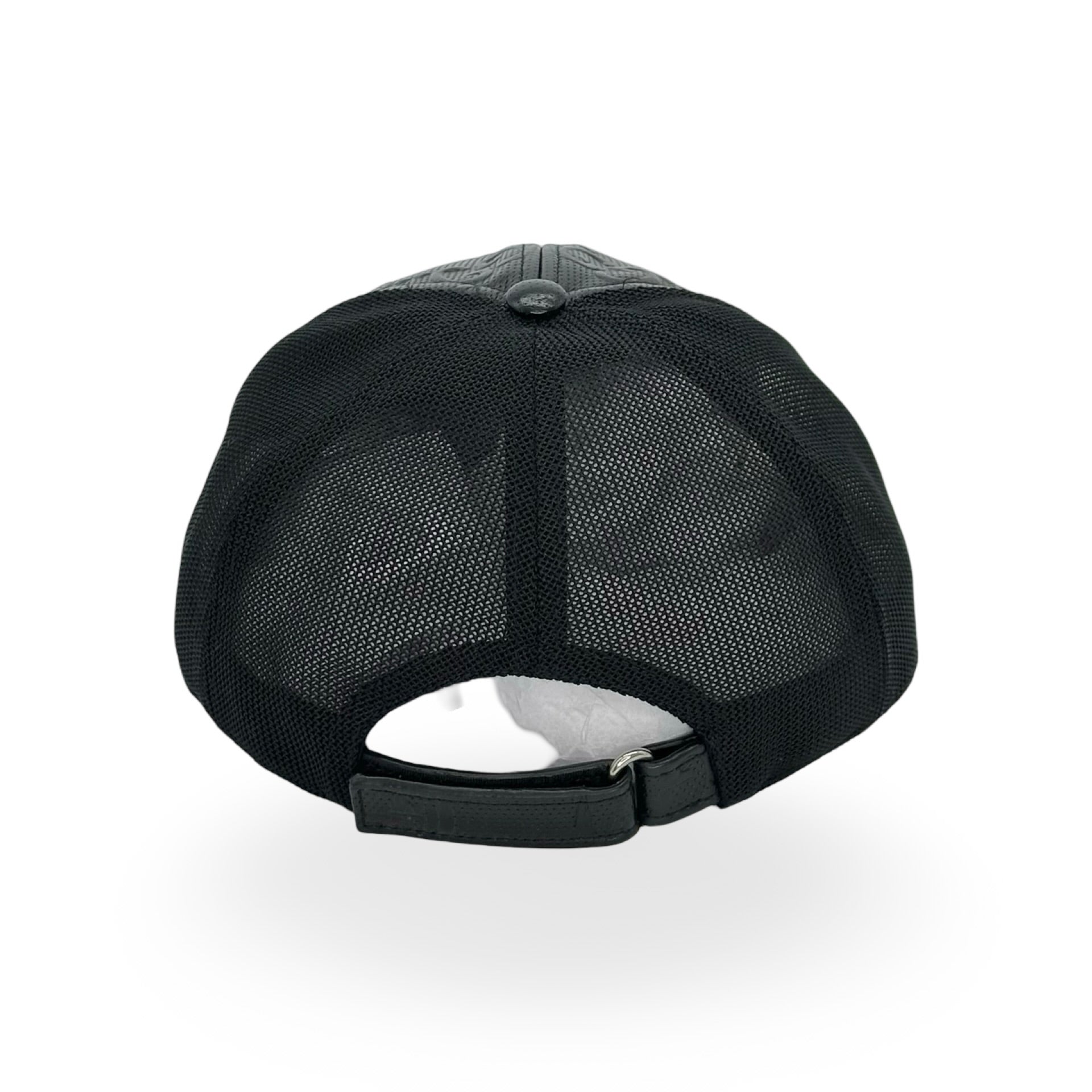 Gucci GG Embossed Leather Baseball Cap