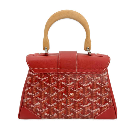 GOYARD: Goyardine Mini Saigon Top Handle Bag