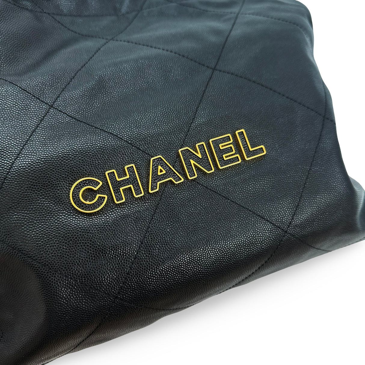 CHANEL: Quilted Caviar Small 22