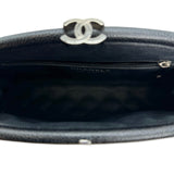 CHANEL: Quilted Caviar CC Timeless Clutch