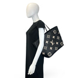LOUIS VUITTON: Monogram Empreinte Bicolor Neverfull MM