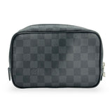 LOUIS VUITTON: Damier Graphite Trousse Toiletry Pouch